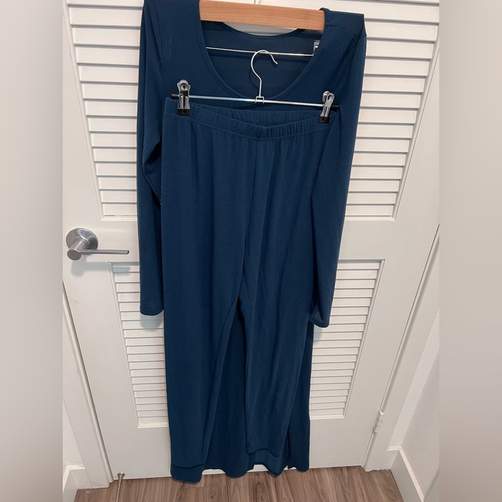 SHEIN Blue Pantsuit